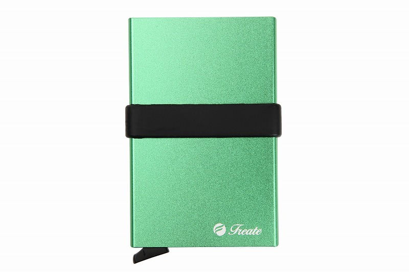 クレジットカードケース スキミング防止 磁気防止 スライド式 マネーバンド付き 薄い メンズ レディース |  | 05