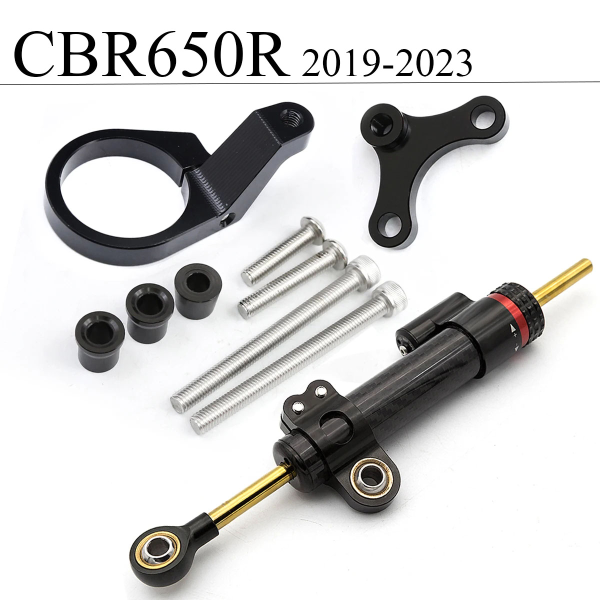 【並行輸入品】カーボンバイク 二輪スタビライザー ホンダcbr650r cbr 650r 2023 r650 2019 2020 2021 2022用ブラケット取り付け_3