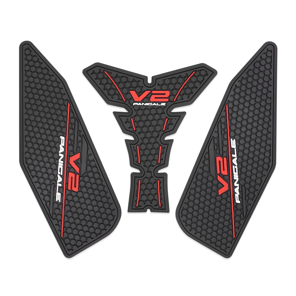 【並行輸入品】燃料タンクステッカーバイクアクセサリープロテクターサイドレッグトラクションパッドゲルドゥカティパニガーレ V2 S 2025 2026 パニガーレ v2s v_1