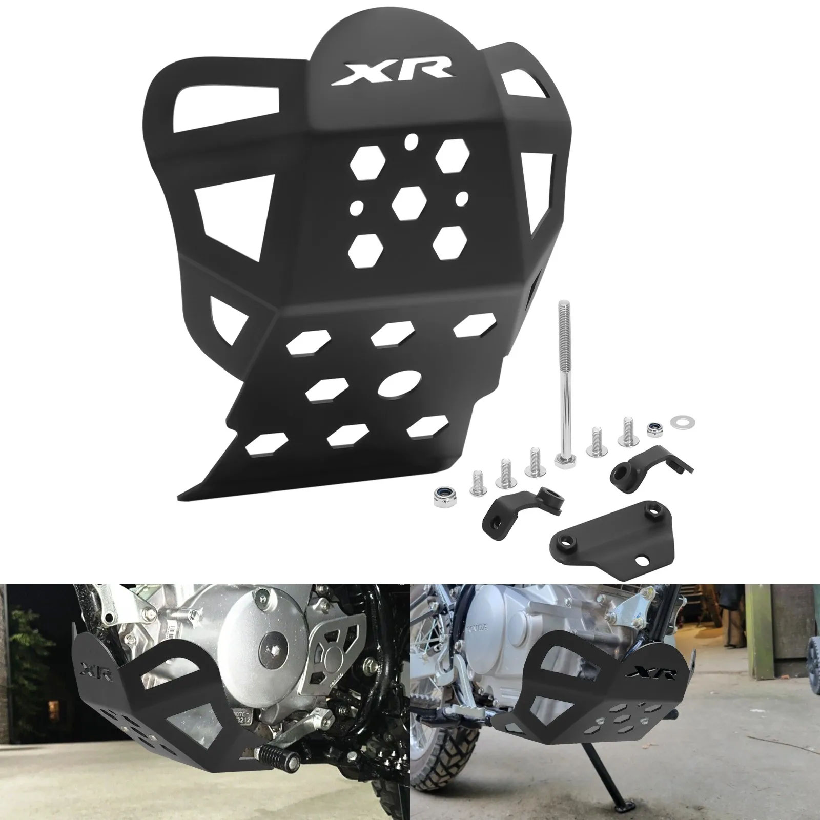 【並行輸入品】ホンダXR150L XR125L 2023-2025オフロードバイク用フロントスキッドプレートエンジンバッシュカバーガードプロテクター_3
