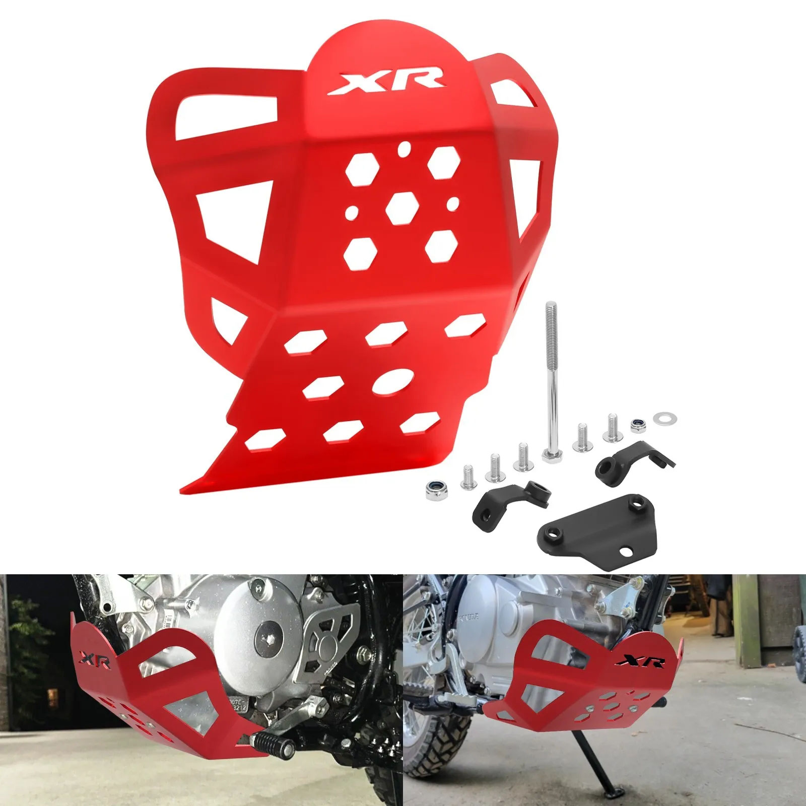 【並行輸入品】ホンダXR150L XR125L 2023-2025オフロードバイク用フロントスキッドプレートエンジンバッシュカバーガードプロテクター_1