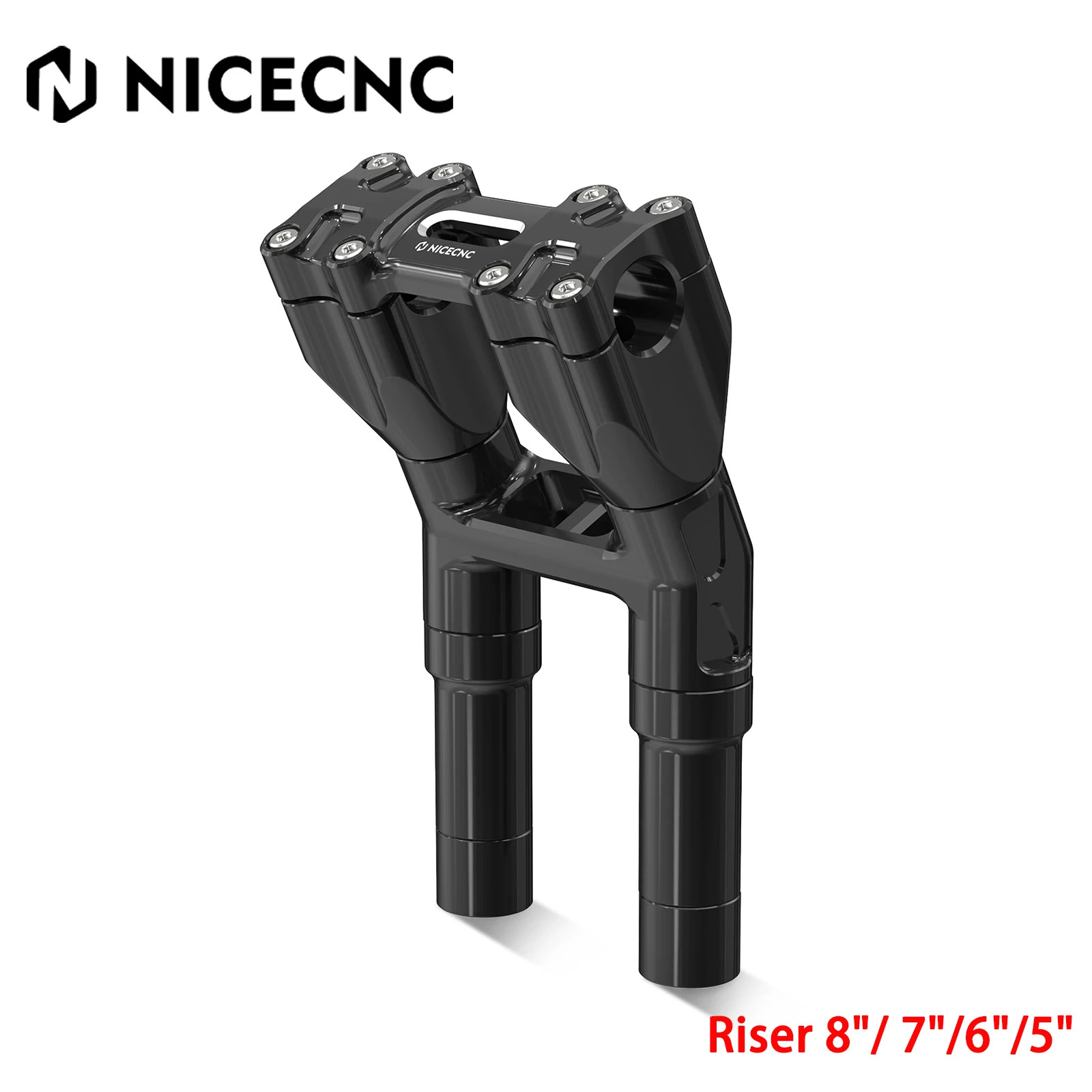 【並行輸入品】キックバックハンドルバーライザー 12インチ/8インチ/7インチ/6インチ/5インチ ハーレー ソフテイル ファットボーイ ヘリテージ クラシック デラ_1