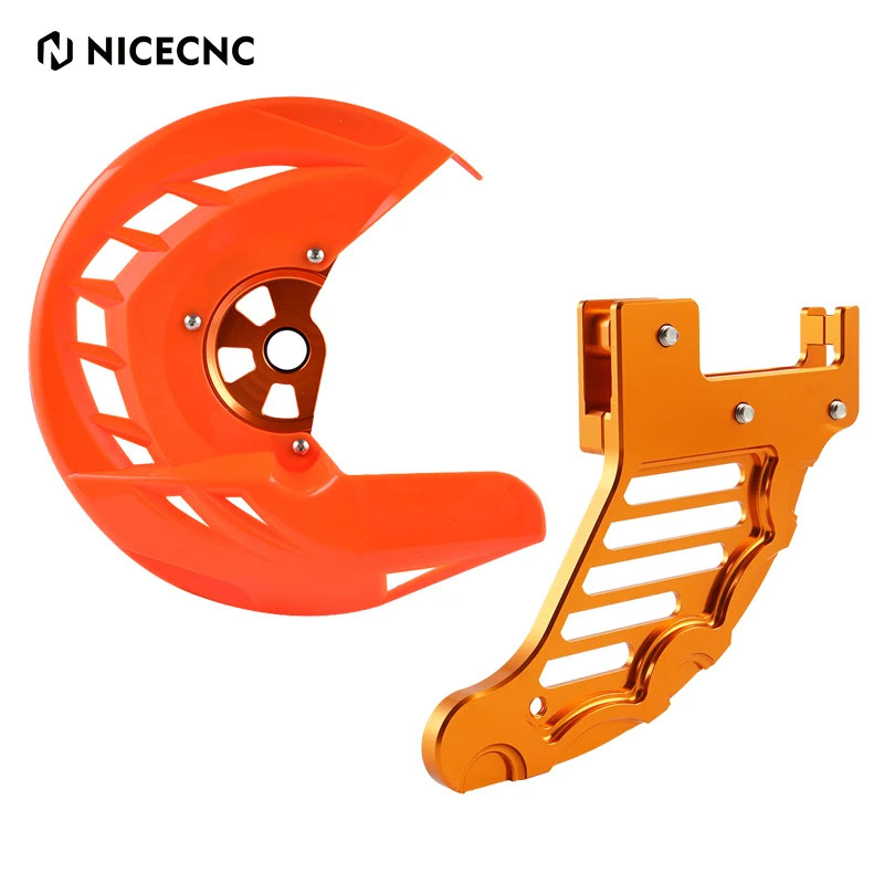 【並行輸入品】NICECNC KTM TPi EXC 300 2016-2023 フロントリアブレーキディスクガード EXC-F 350 EXC-F 450 SX 125 SXF 450 XC XCF XCW 500 SIX DAYS用
