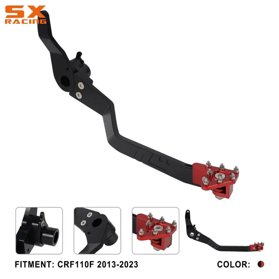 【並行輸入品】ホンダCRF110F 2013 2014 2015 2016 2017 2018 2019 2020-2023 ダートピットバイク用 バイク フットサイドブレーキペダルレバー延長_1