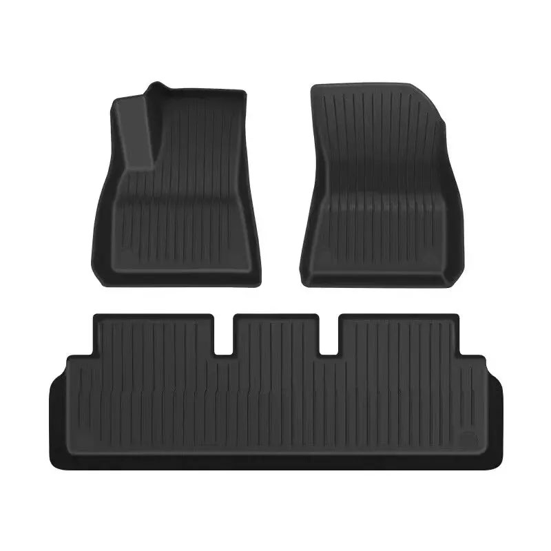 【並行輸入品】TPE 全天候型防水マット テスラ モデル 3 2021-2025 ハイランド Y 2021-2025 ジュニパー フロアマット トランクライナー_4