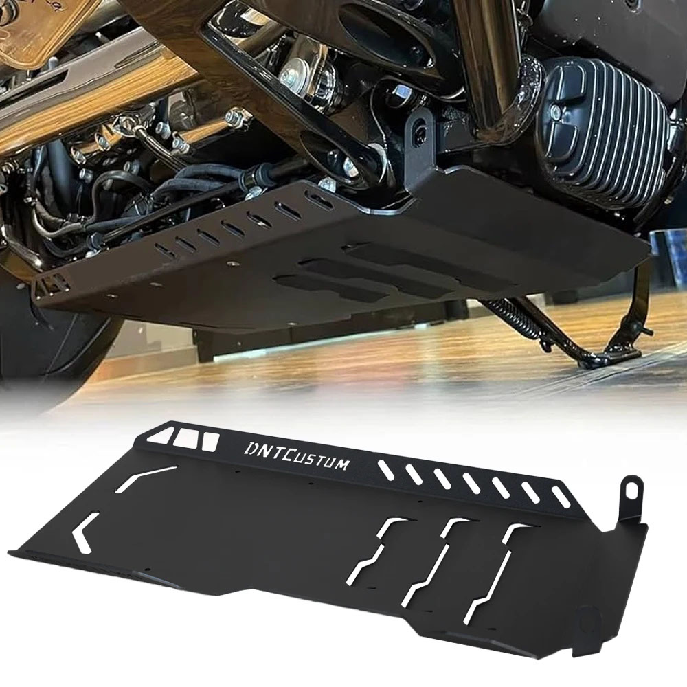 【並行輸入品】バイクフルロアスキッドプレートロワーエンジンベースシャーシガード保護ハーレーソフテイル M8 2018 アップ_1