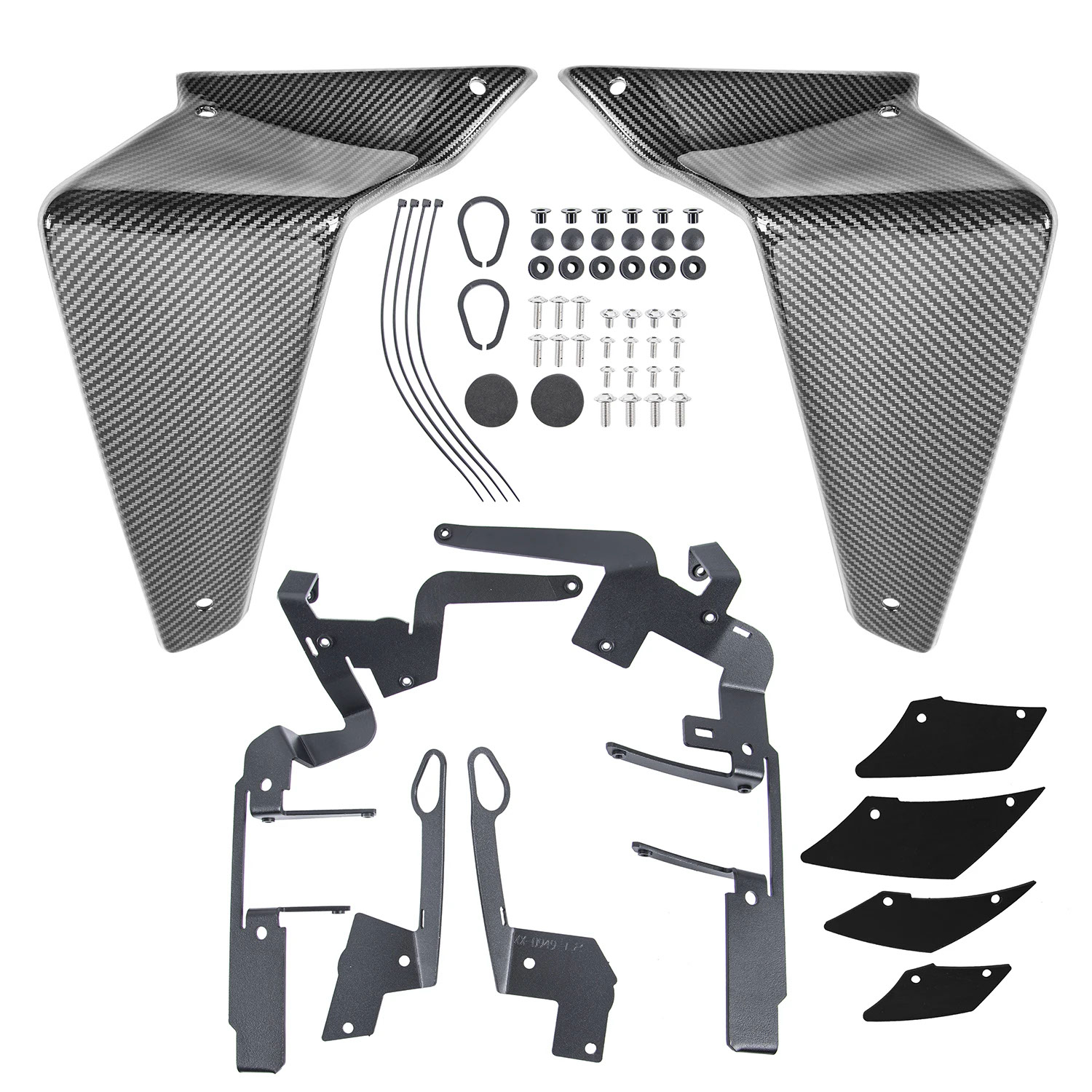 【並行輸入品】ヤマハ MT-09 MT09 MT 09 SP バイクアクセサリースポーツダウンフォース裸サイドスポイラーパネルウイングディフレクター 2021-2023 2022_4