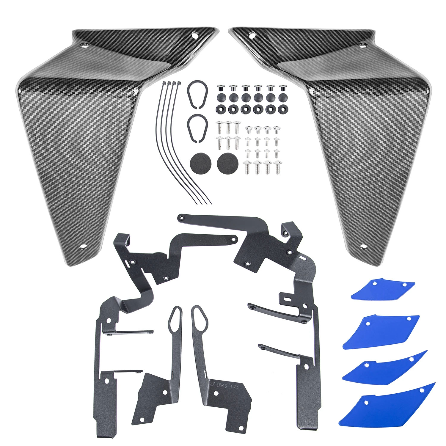 【並行輸入品】ヤマハ MT-09 MT09 MT 09 SP バイクアクセサリースポーツダウンフォース裸サイドスポイラーパネルウイングディフレクター 2021-2023 2022_1
