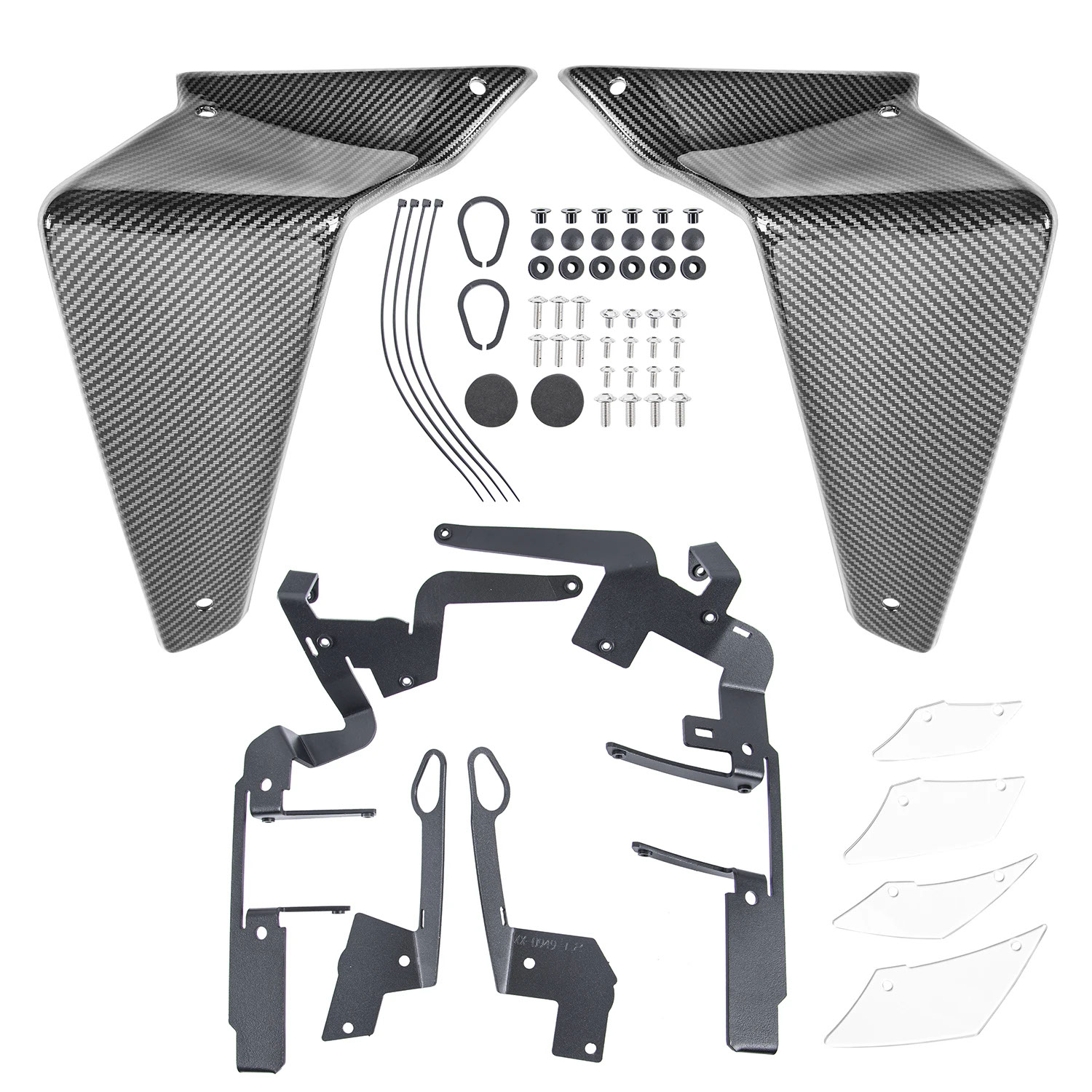 【並行輸入品】ヤマハ MT-09 MT09 MT 09 SP バイクアクセサリースポーツダウンフォース裸サイドスポイラーパネルウイングディフレクター 2021-2023 2022_2