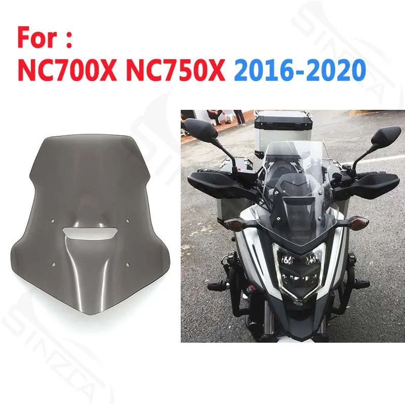 【並行輸入品】NC700X NC750X NC 750 700   2016-2020 バイクフロントガラスフロントガラスウインドディフレクターフェアリングアクセサリー黒_7