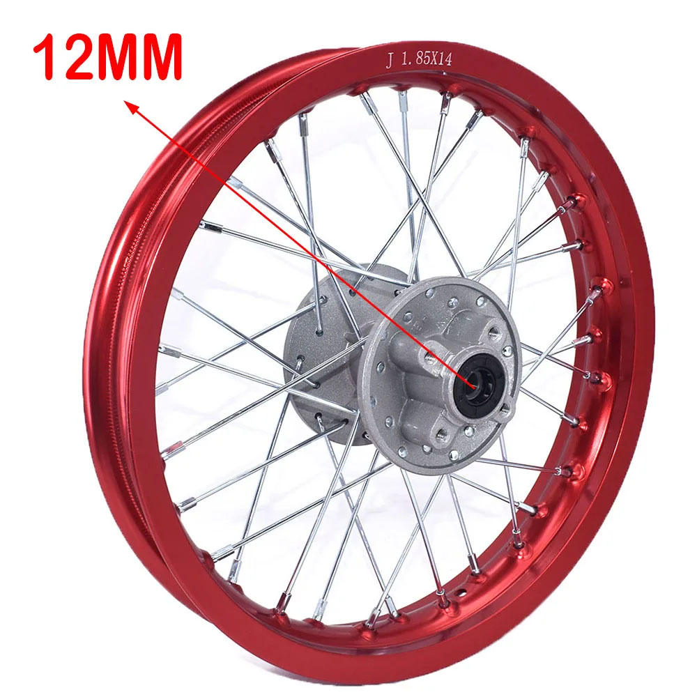 並行輸入品】アルミニウム合金ホイール 1.85-14リアリム 32スポーク