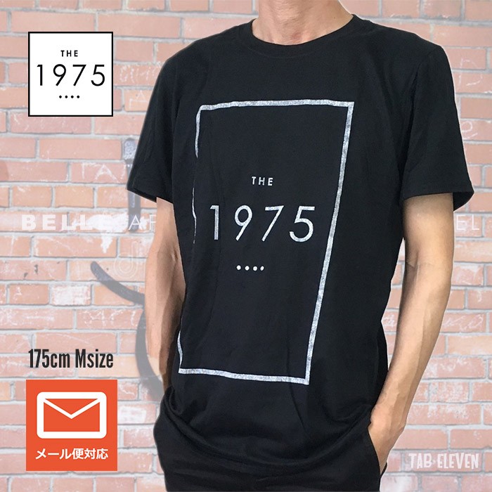 The 1975 Tシャツ ジャケット ロゴ UK ブラック メール便 送料無料 ロックTシャツ バンドTシャツ