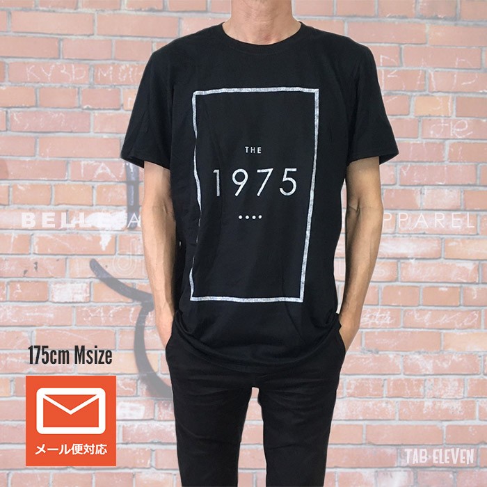 The 1975 Tシャツ ジャケット ロゴ UK ブラック メール便 送料無料