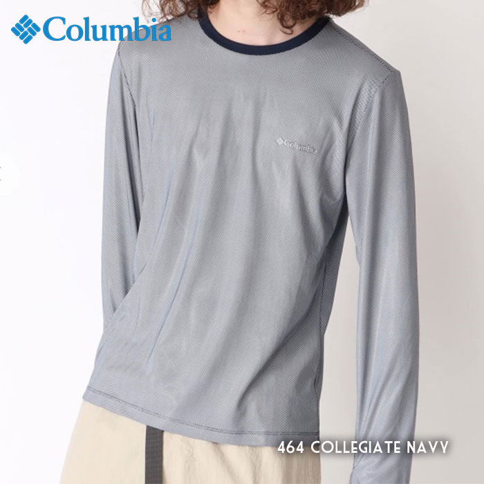 Columbia 長袖Tシャツ アウトドア 速乾 吸湿 UVカット 送料無料 AE0758 コロンビ...