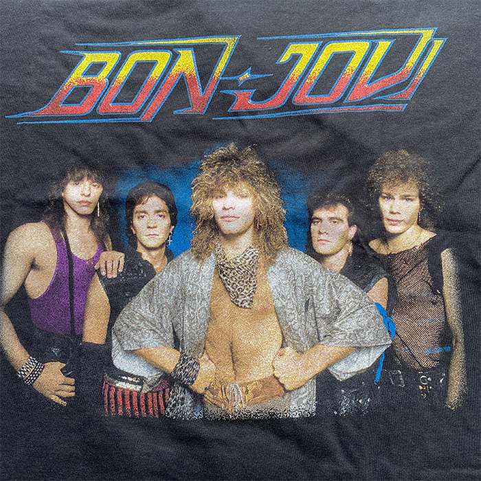 ボンジョビ Bon Jovi ８０´s １９８８ ヴィンテージ ROEN joy 最高品質