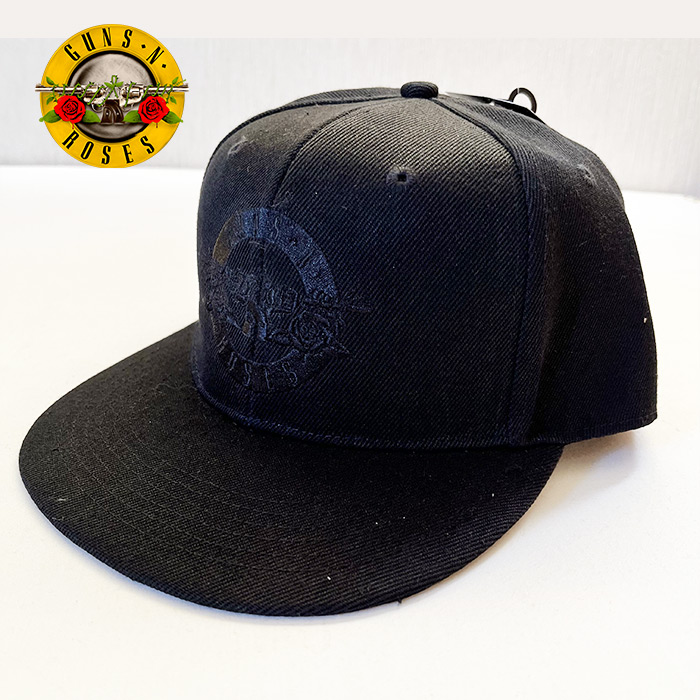 GUNS N' ROSES ガンズ ローゼス キャップ Mens 帽子 3D ロゴ 刺繍