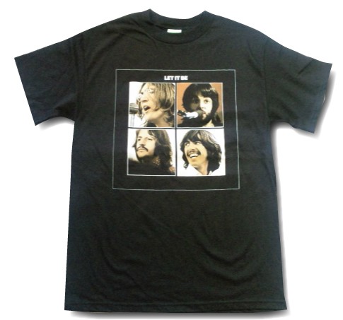 The Beatles ザ・ビートルズ Tシャツ LET IT BE ブラック ロックTシャツ : btls012 : FREE STYLE - 通販  - Yahoo!ショッピング