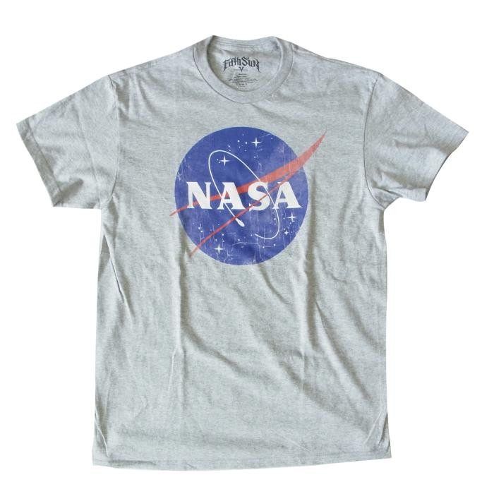 NASA Tシャツ メンズ 半袖 ホワイト アメリカ製 ヴィンテージ 80 Tシャツ メンズ ブランド NASA アメカジ ロゴT アメリカン
