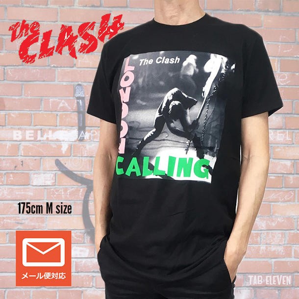 the CLASH クラッシュ Tシャツ LONDON CALLING デカプリント