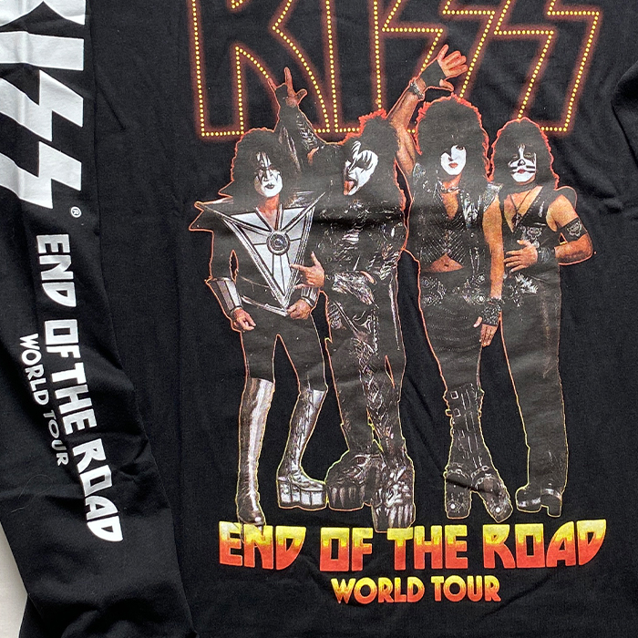KISS キッス ロングスリーブ Tシャツ キス ステージ ロンT END