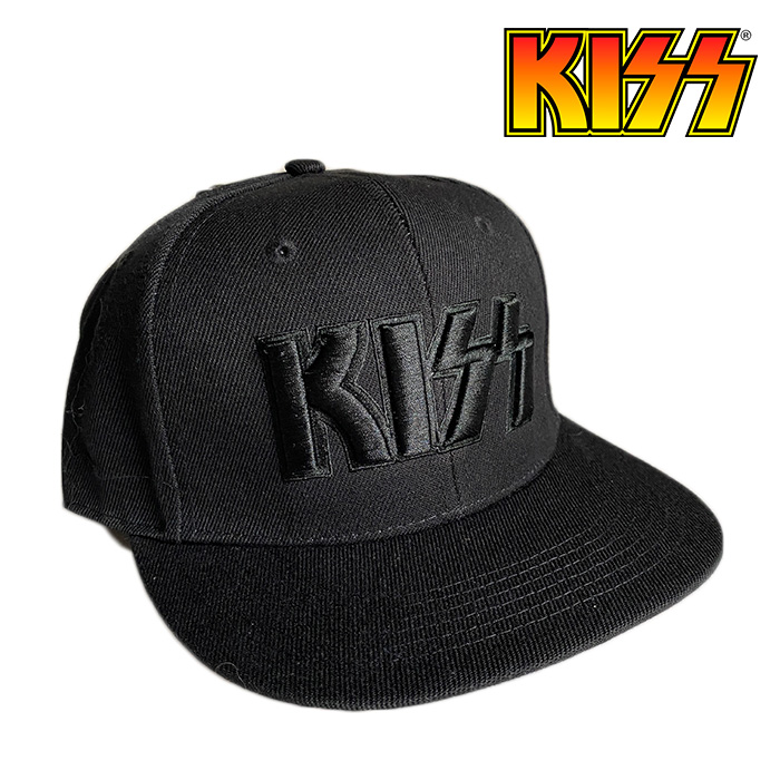 キス KISS キャップ CAP ロックバンド ベロマーク シンプルロゴ ロゴ刺繍 ベースボールキャップ CAP 帽子SNAPBACK 送料無料