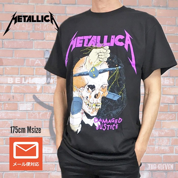 バンドTシャツ METALLICA メタリカ メンズ DAMAGED JUSTICE T