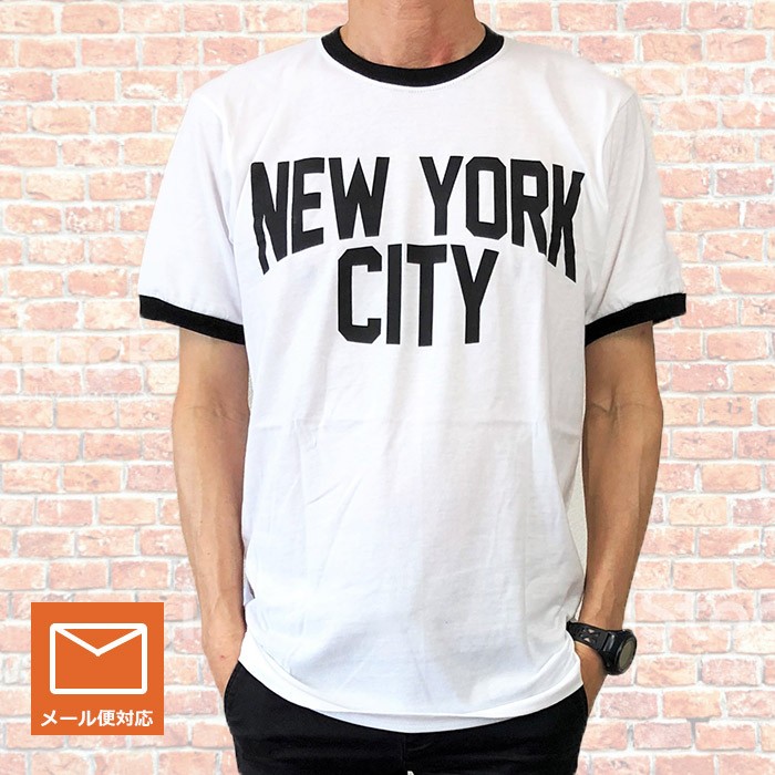 Tシャツ メンズ 半袖 NEW YORK CITY おしゃれ レディース バンド