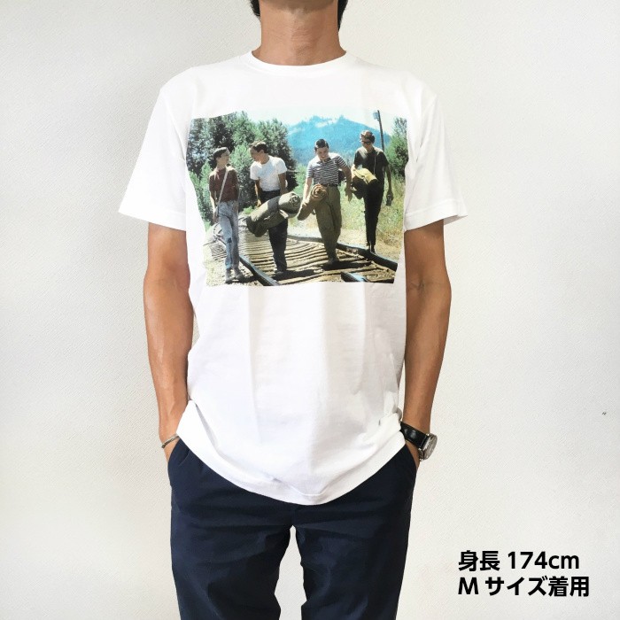 STAND BY ME / スタンド・バイ・ミー ホワイト 映画Ｔシャツ 