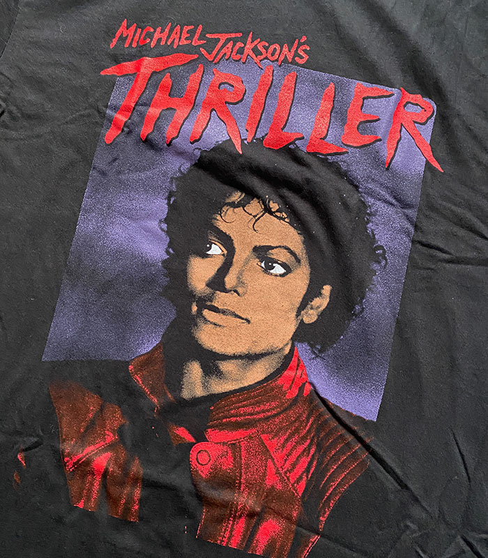 Tシャツ Michael Jackson マイケル・ジャクソン THRILLER スリラー 80 