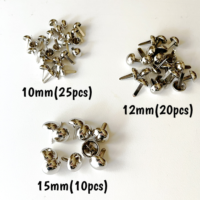 スタッズ レザークラフト ハンドメイド DIY 手芸 パーツ メタル 鋲 革