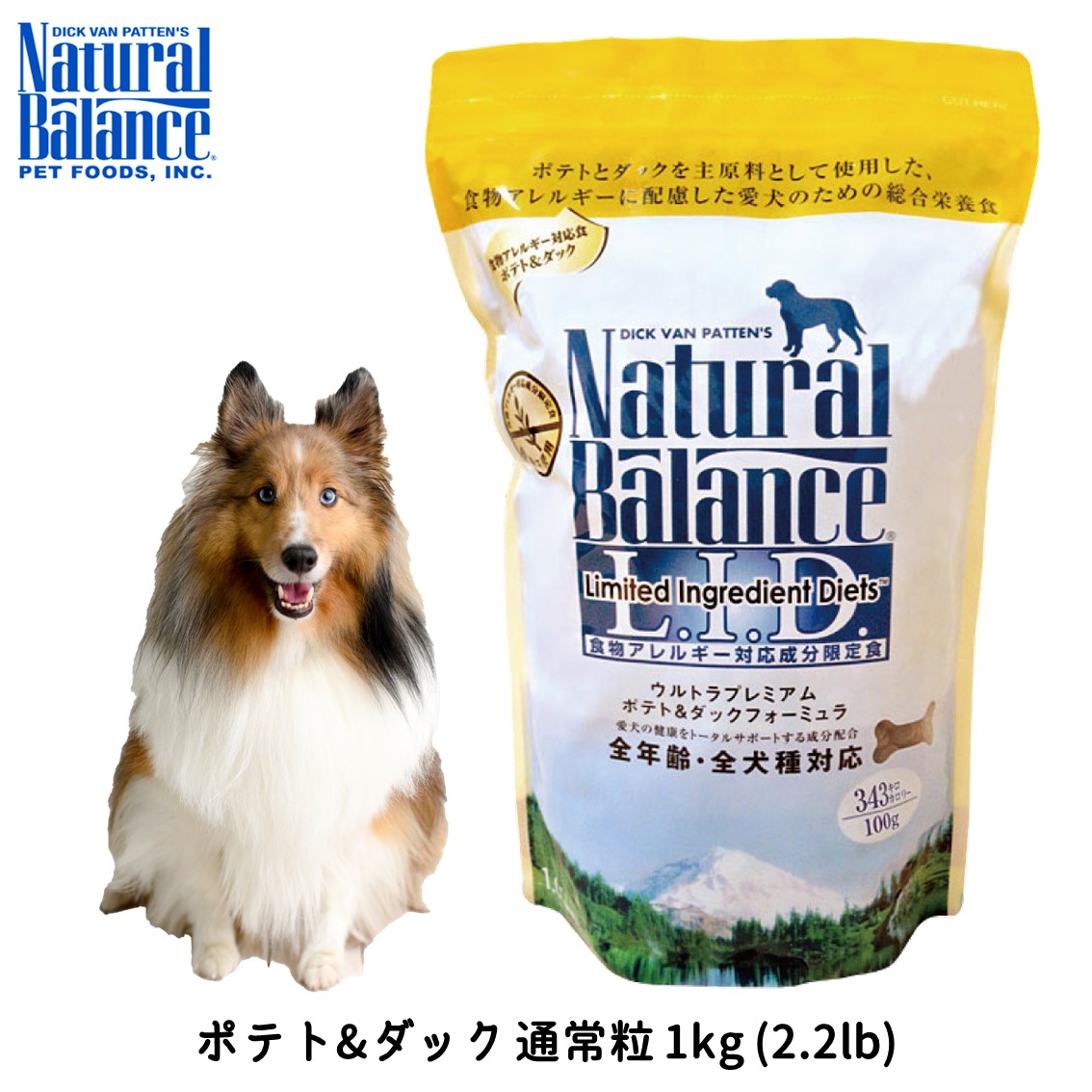 ナチュラルバランス ドッグフード ポテト＆ダック2.27kg