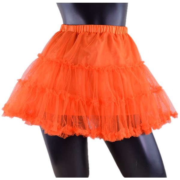 パニエ ボリューム チュール2枚＆裏地付き 2重フリル 20色 インナー