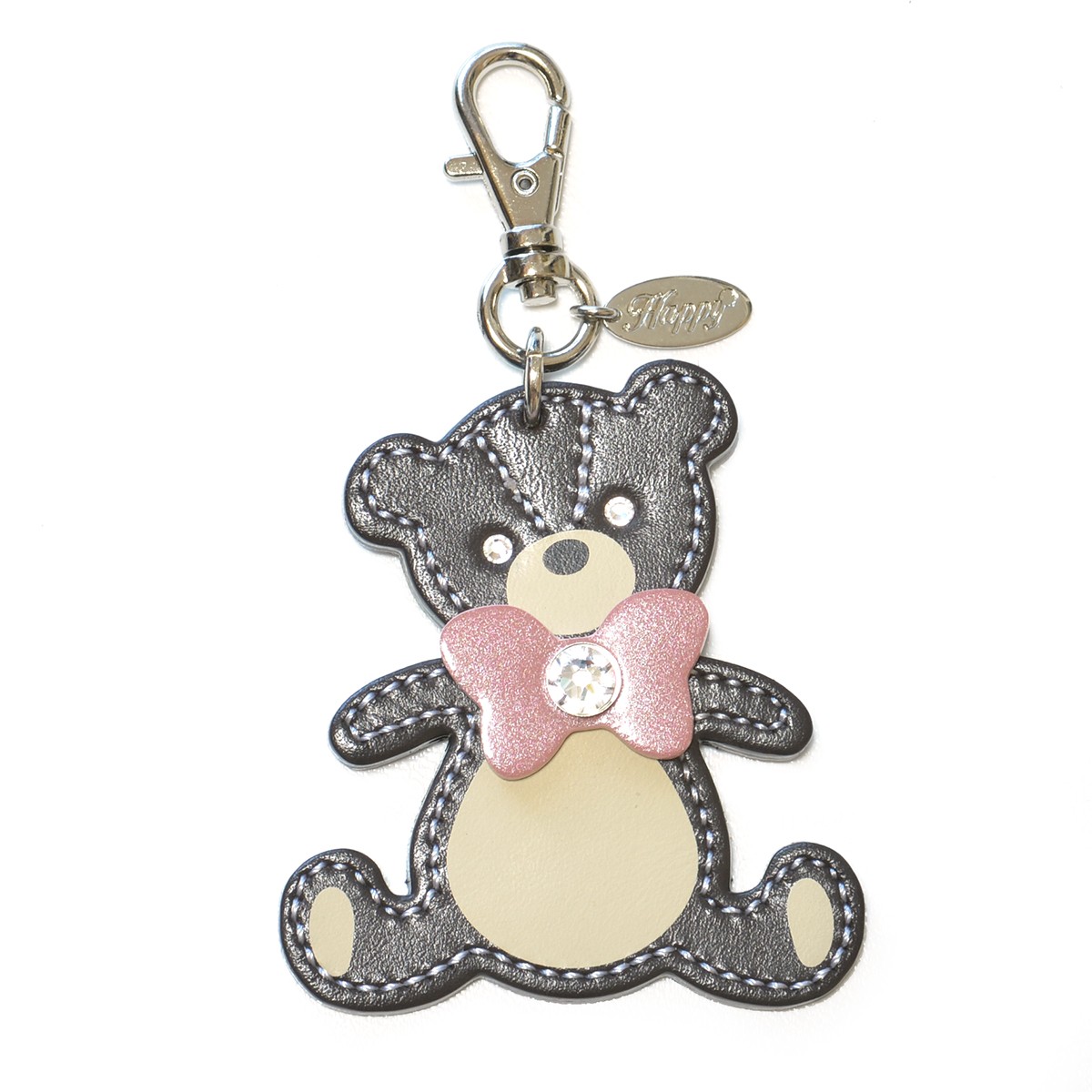 Swarovski テディベア型チャーム 公式】【スワロフスキー】Teddy キーリング, クマ, ブルー