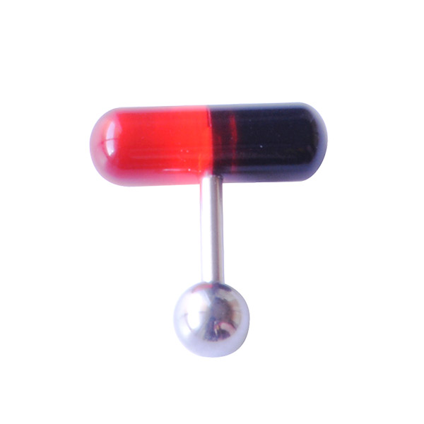 3個セット】カプセル バーベル UV アクリル 14GA 16GA 12カラー