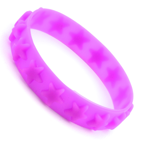 カラブレ シリコンブレスレット ≪星型スタッズ≫ シリコンバンド