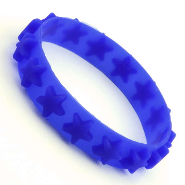 カラブレ シリコンブレスレット ≪星型スタッズ≫ シリコンバンド