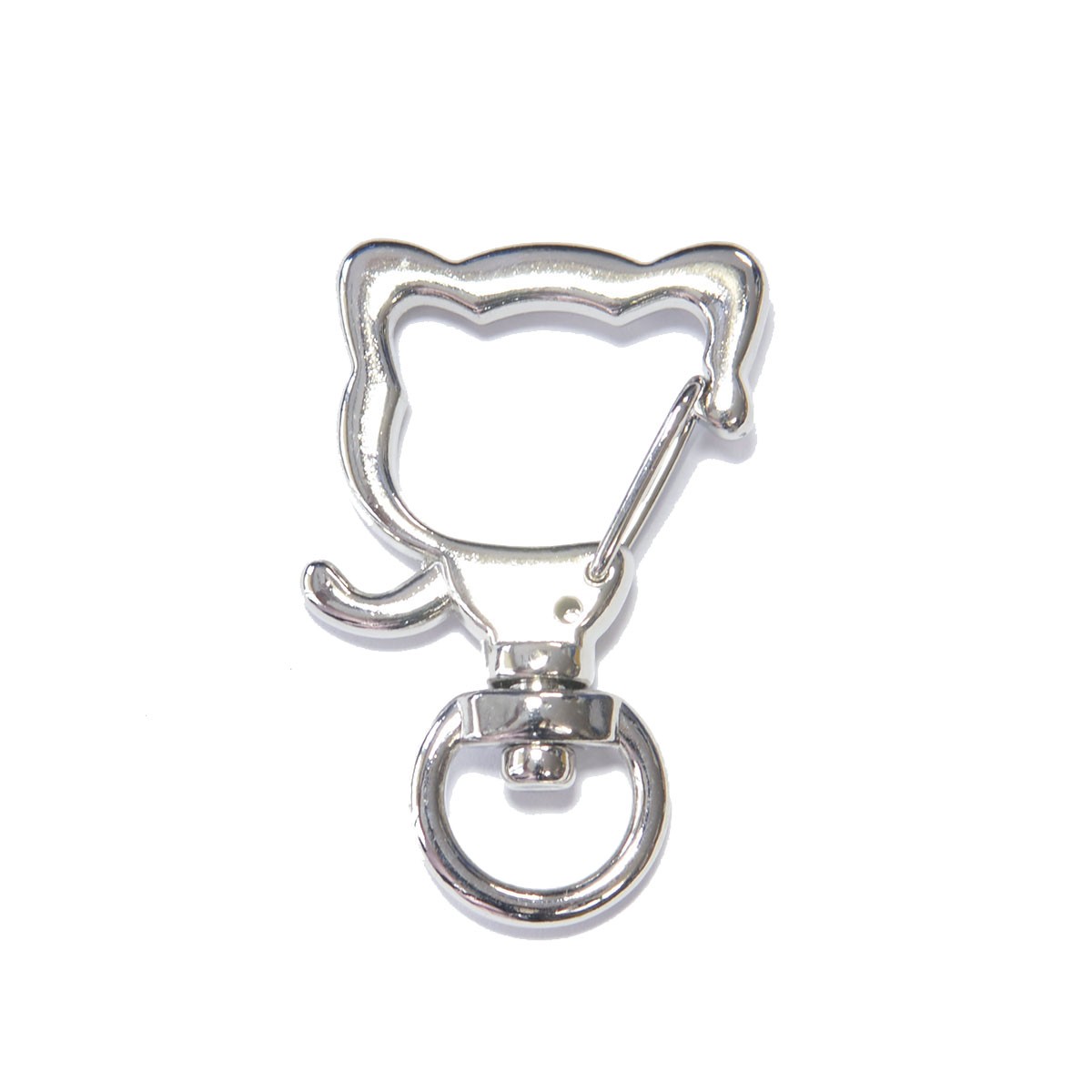 ミニチャーム 猫 くま 星 月 ハート ジンメイザメ イルカ ペンギン ハンドメイド キーホルダー チャーム ナスカン p-keyring-animal-1【メール便対応】┃ |  | 02