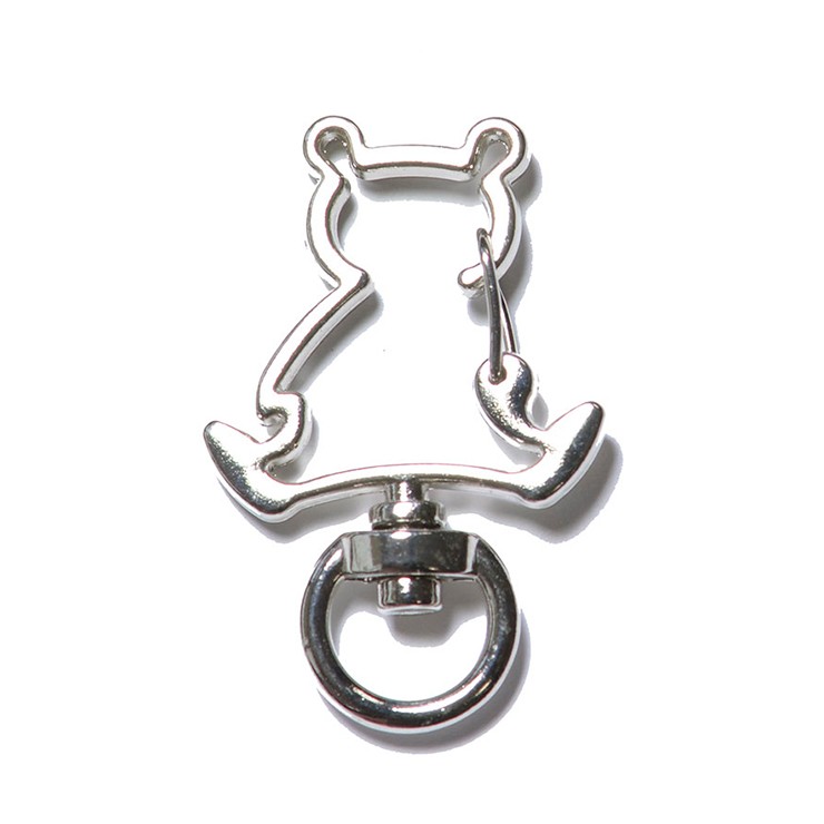 ミニチャーム 猫 くま 星 月 ハート ジンメイザメ イルカ ペンギン ハンドメイド キーホルダー チャーム ナスカン p-keyring-animal-1【メール便対応】┃ |  | 03