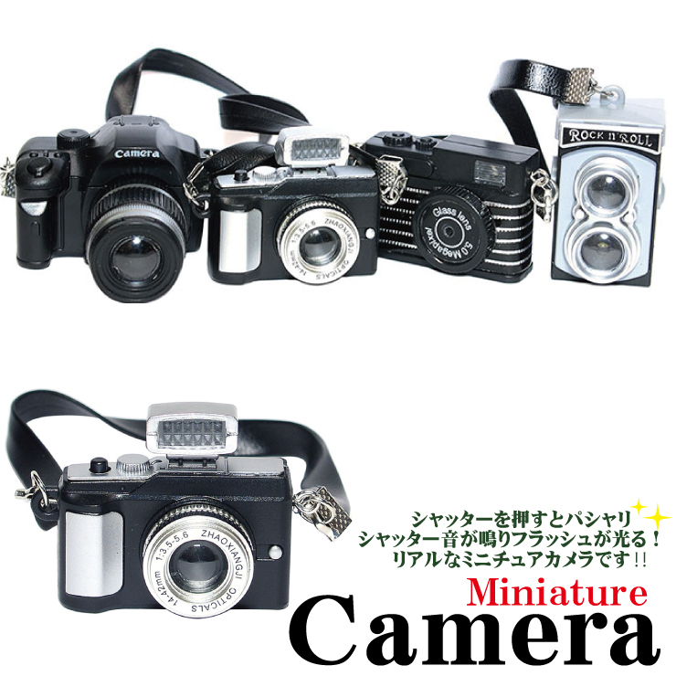 人気絶頂 ミニチュアのフィルムで写せるカメラ フィルムカメラ