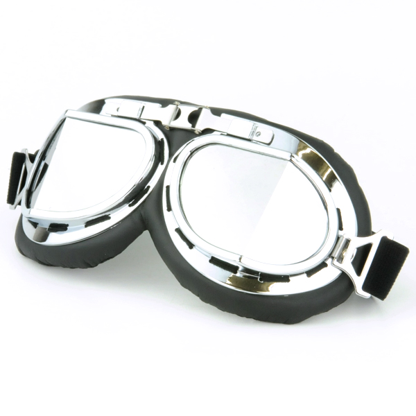 【定形外280円対応】バイク ゴーグル クリア・カラーレンズ E/F/G/H【ビンテージデザイン バイカー ハーレー ヘルメット アクセ 小物】『T』┃ |  | 03