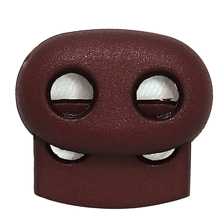 予約済み【❤️メルヘン88❤️】タフタ切換え刺繍ストッパー使い ライナー付コート コードストッパー -02 2本通し型 ダブル ハンドメイド パーツ コード