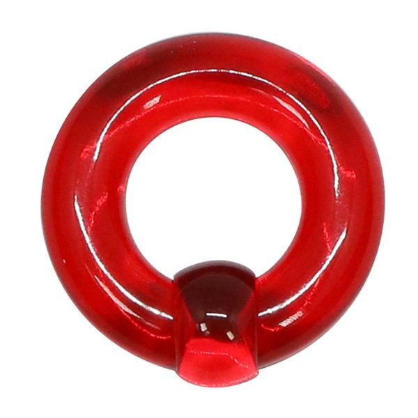 ボディピアス UVアクリル キャプティブ ビーズ リング 0G(8mm) カラー 