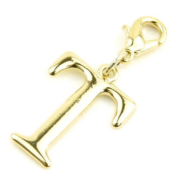 イニシャルチャーム ゴールドカラー アルファベット パーツ マスク