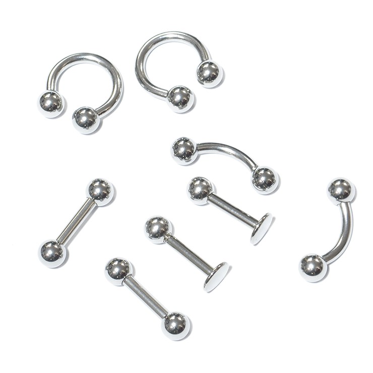 ボディピアス トライアルセット 福袋 16G(1.2mm) 14G(1.6mm)のボディー