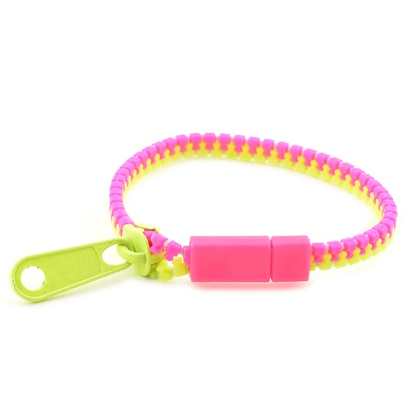 春色♡パステルネオンカラーのセレナイトブレス ZIP ブレスレット ツートーンカラー カラフル ジッパーブレス 全