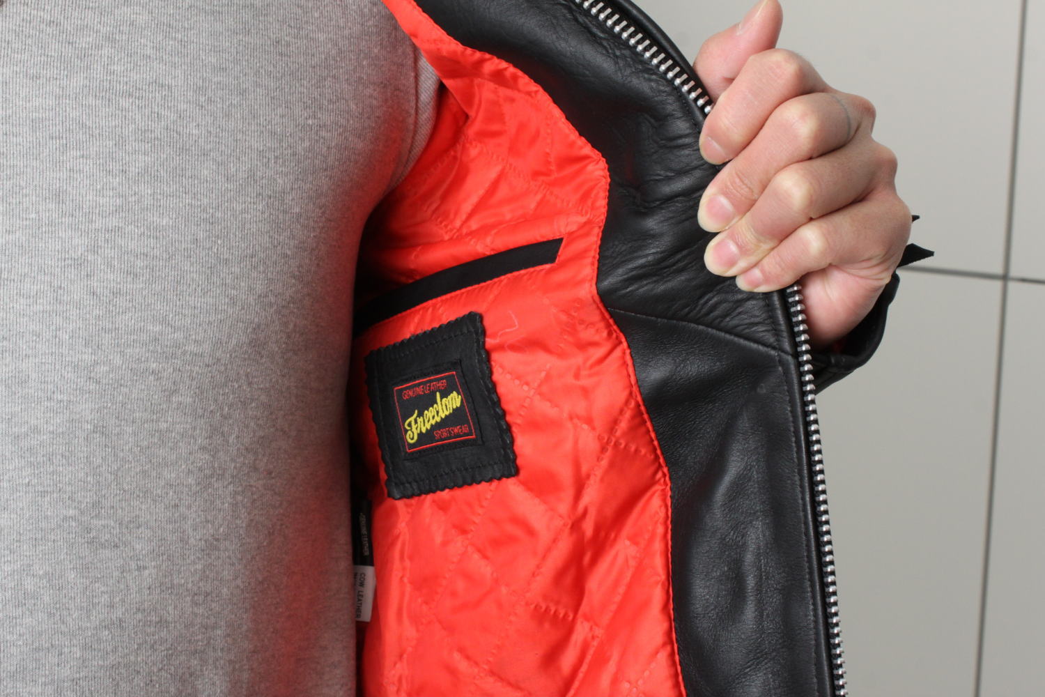 フリーダムレザー 革ジャン レザージャケット メンズ 本革UK シングル