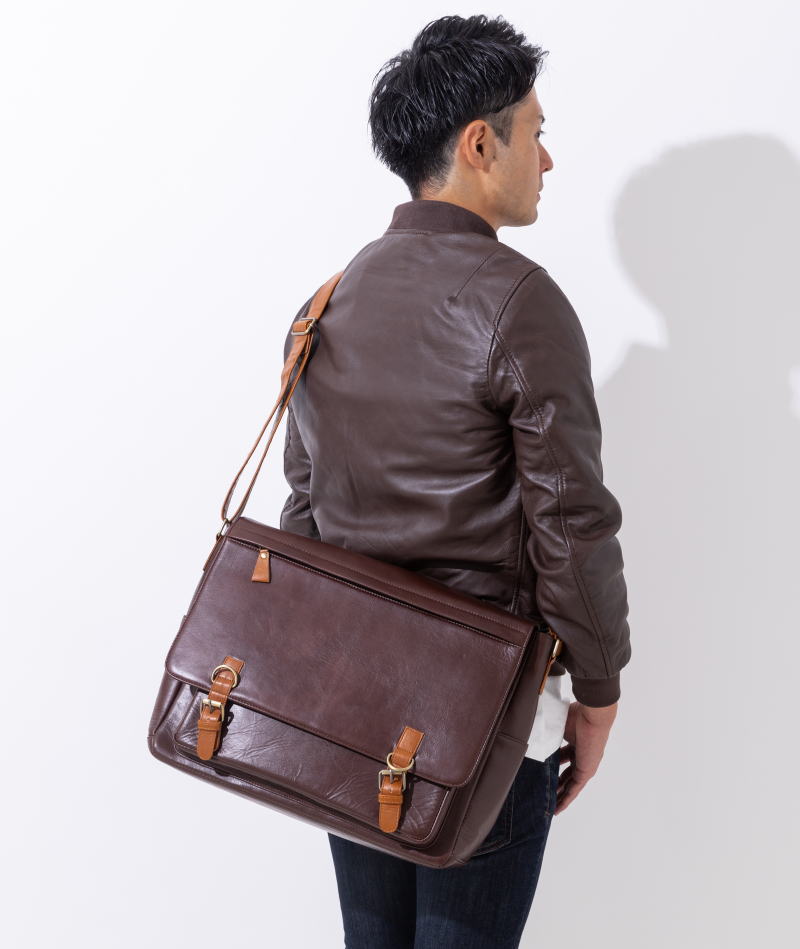 フリーダムレザー ショルダーバッグ レザーバッグ 本革 メンズ レザー