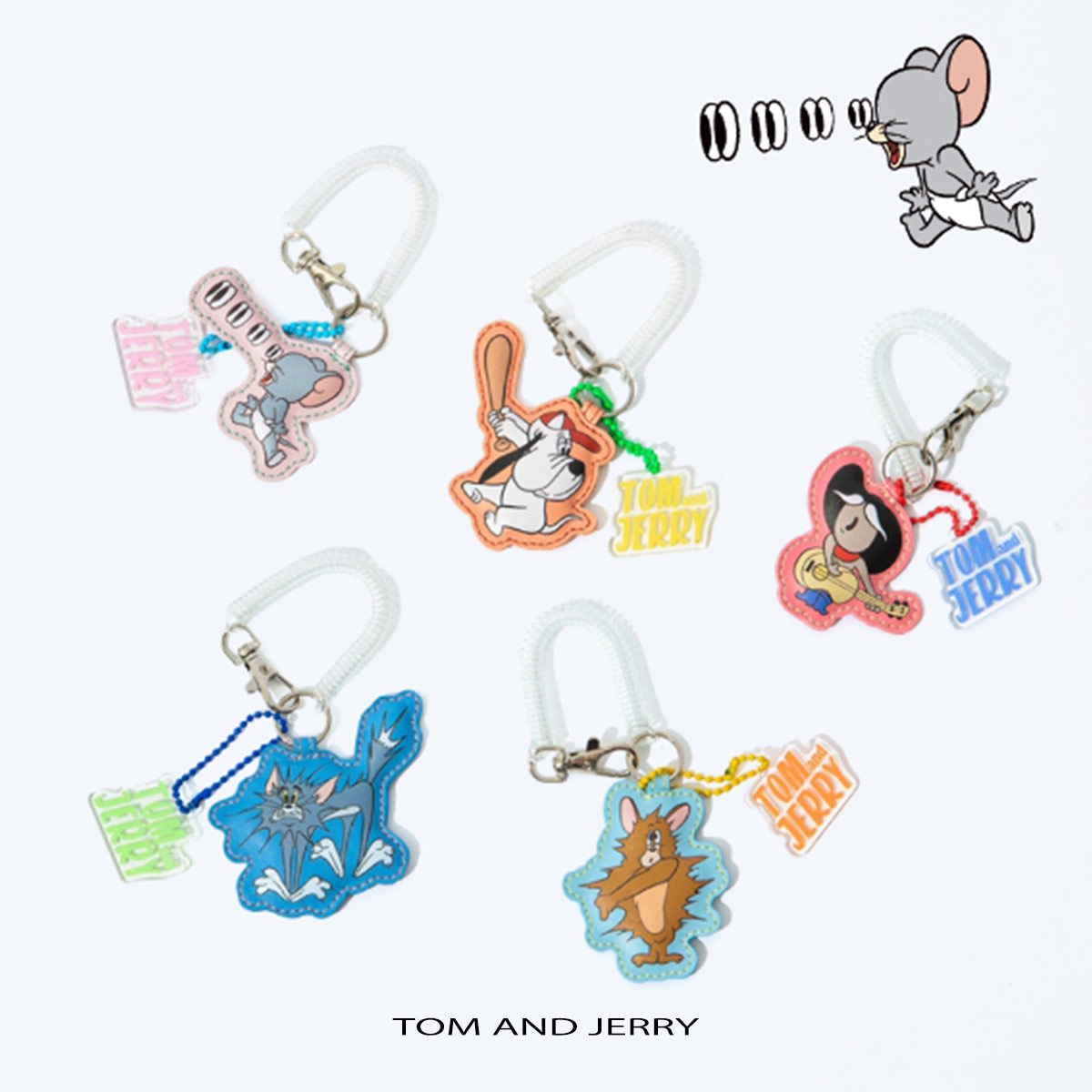 トムとジェリー チャーム レディース メンズ ジェリー タフィー トム