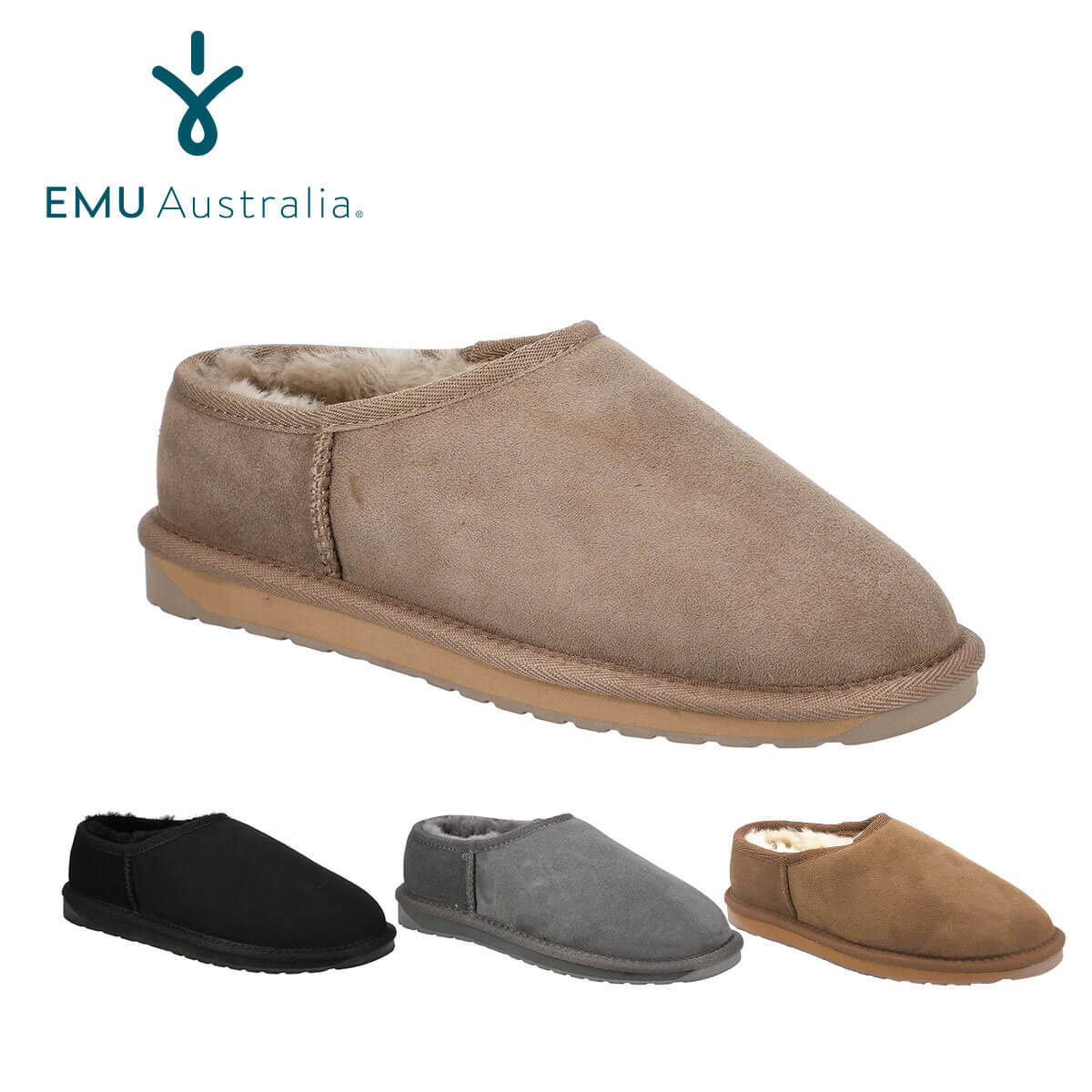 エミューオーストラリア EMU Australia スリッポン ファー W12024