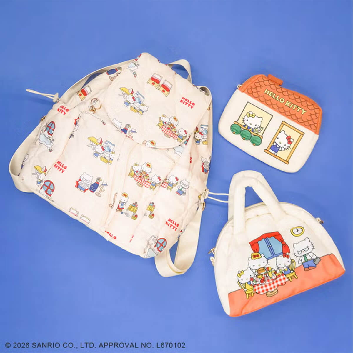 ACCOMMODE（アコモデ） sanrio ハローキティ レディース キルティング